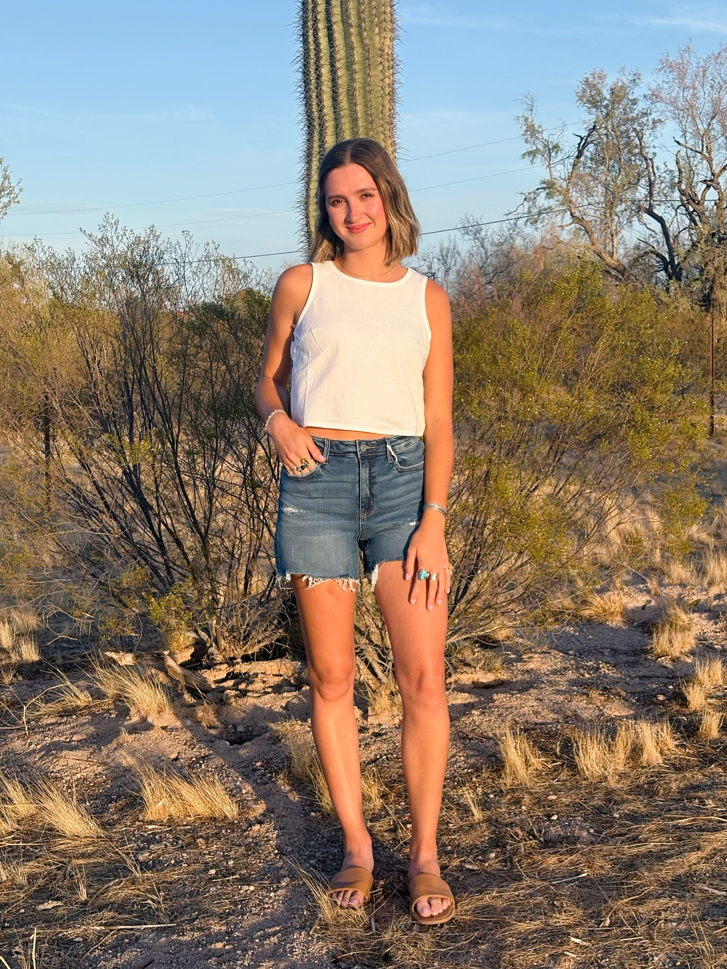 Side-Button Tank