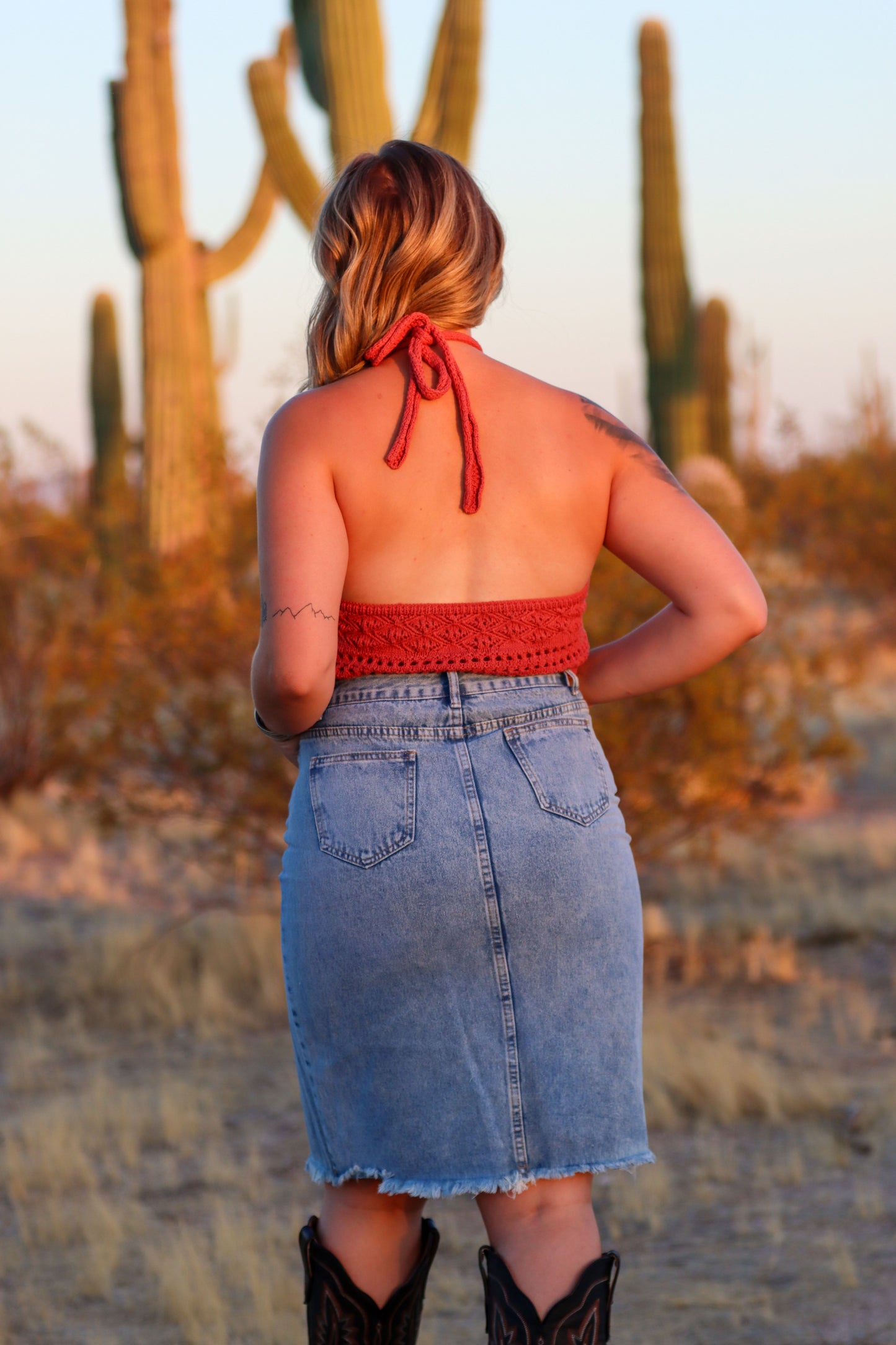 Denim Skirt