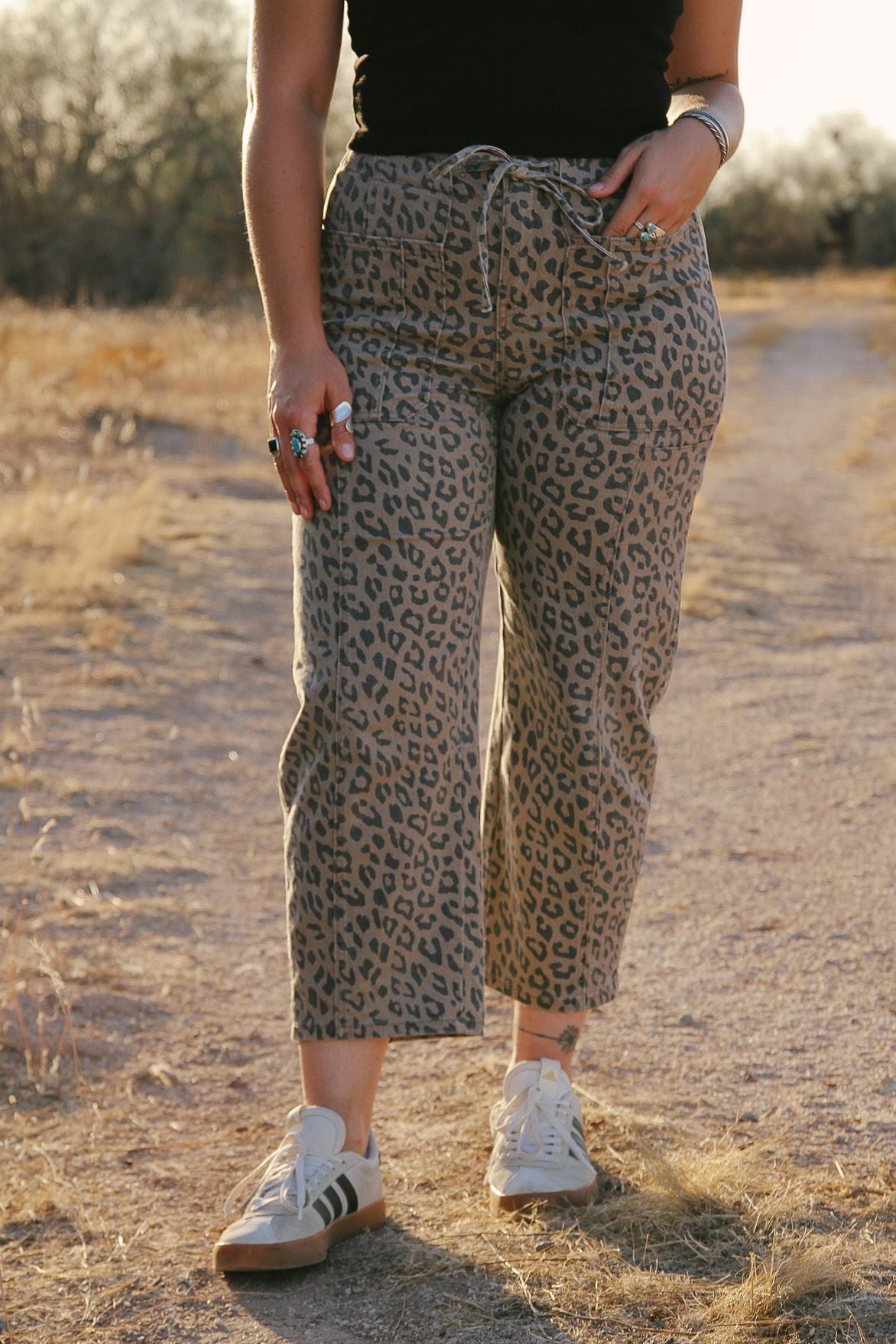 Cheetah Wide Leg Pants