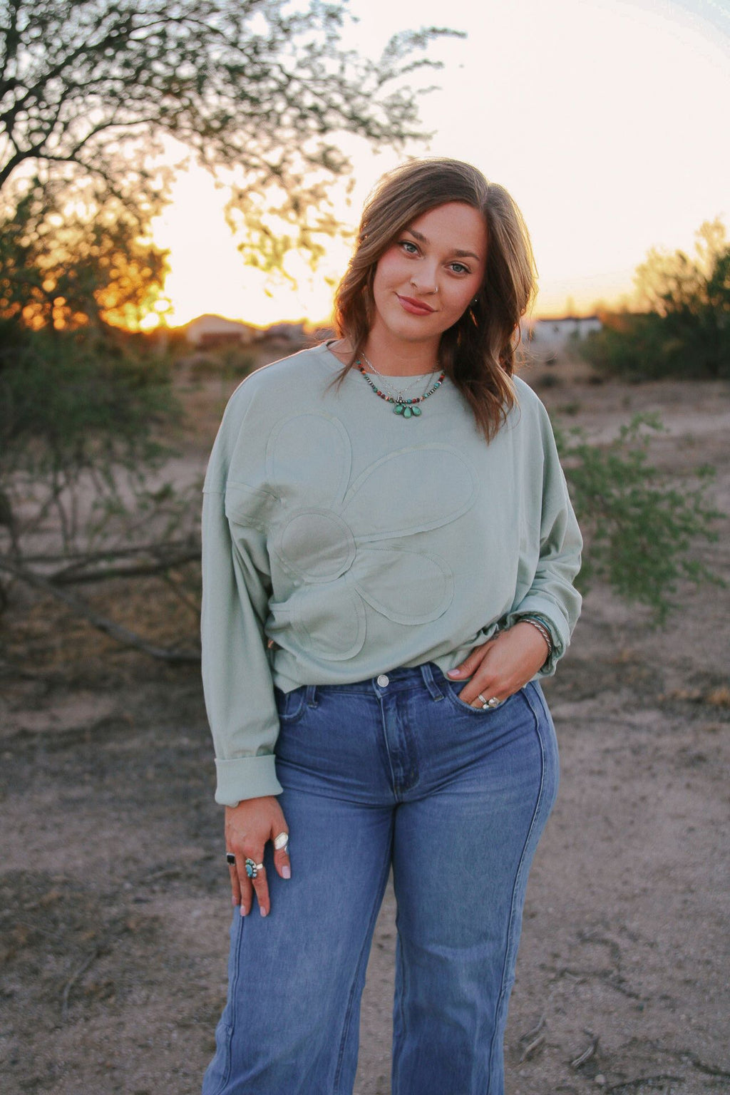 Flower Patch Sweatshirt